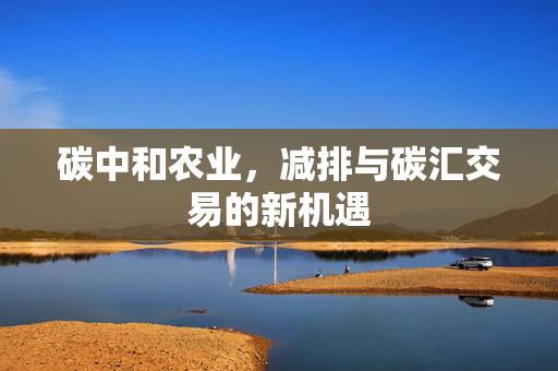 碳中和农业,减排与碳汇交易的新机遇