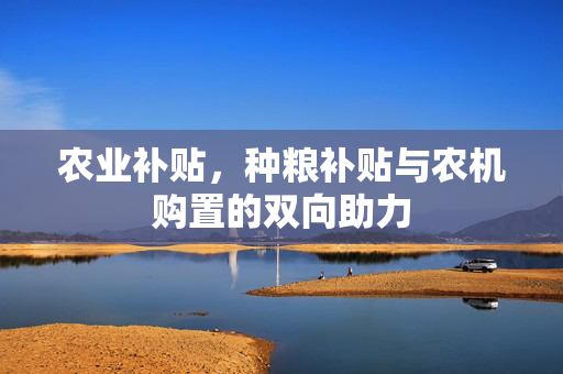 农业补贴,种粮补贴与农机购置的双向助力