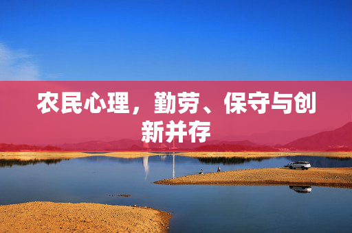 农民心理，勤劳、保守与创新并存